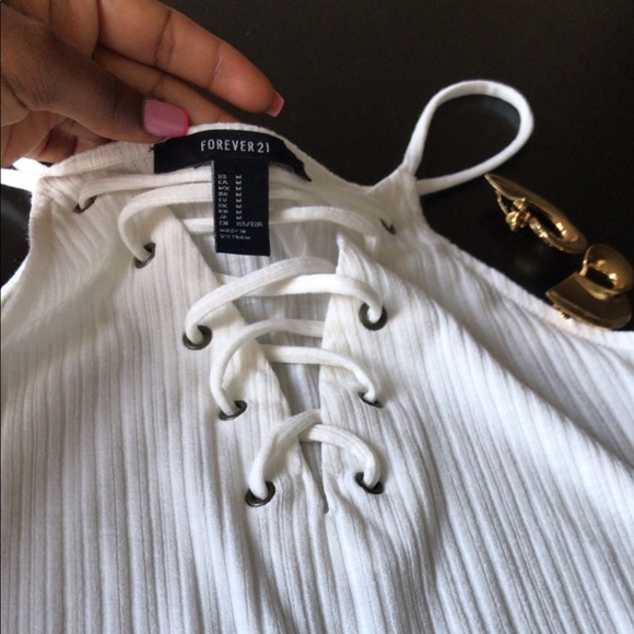 FOREVER 21  lace front bodysuit SOLD - Picture 3 of 6